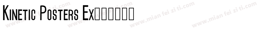 Kinetic Posters Ex字体转换